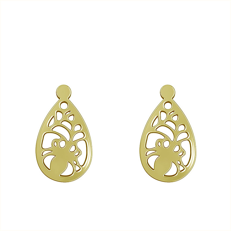 گوشواره طلا مدل هندسی کد GA11573