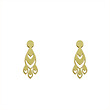 گوشواره طلا مدل هندسی کد GA11575