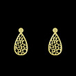 گوشواره طلا مدل اشک کد GA11614