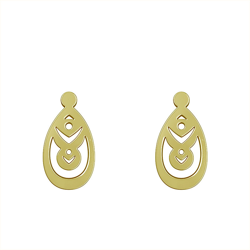 گوشواره طلا مدل هندسی کد GA11632