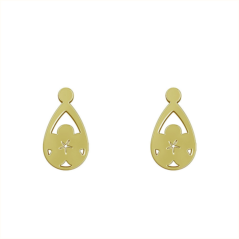 گوشواره طلا مدل اشک کد GA11696