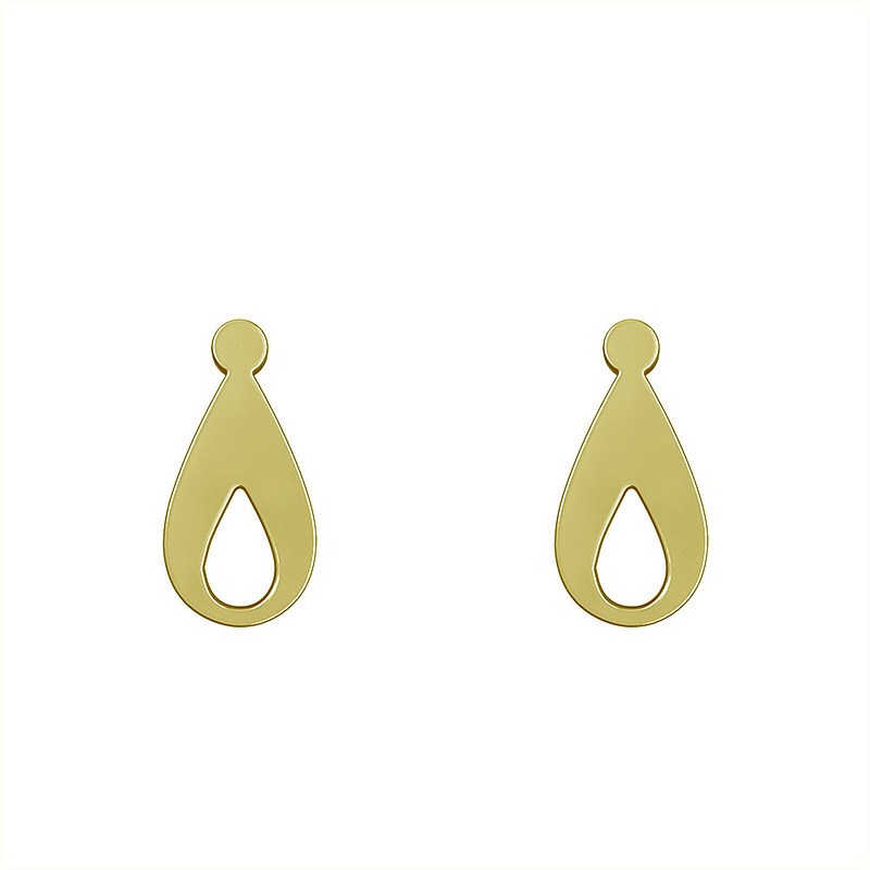 گوشواره طلا مدل هندسی کد GA11925