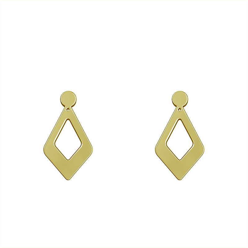 گوشواره طلا مدل لوزی کد GA11963