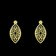 گوشواره طلا مدل اسلیمی کد GA12047