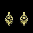 گوشواره طلا مدل اسلیمی کد GA12085