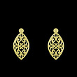 گوشواره طلا مدل اسلیمی کد GA12088