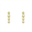 گوشواره طلا مدل سه اشک کد GA12226