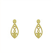 گوشواره طلا مدل هندسی کد GA12268