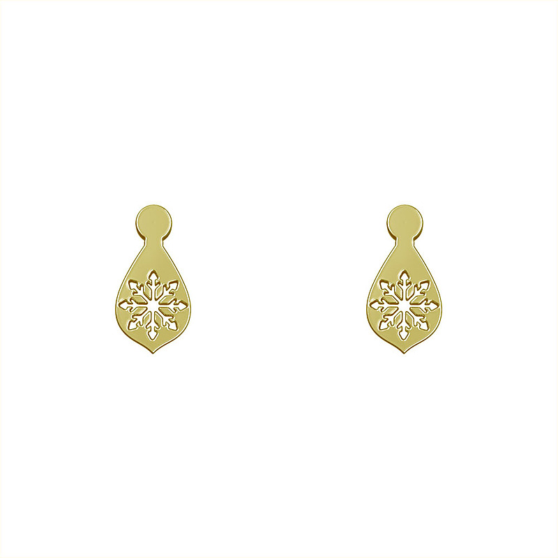 گوشواره طلا مدل هندسی کد GA12409