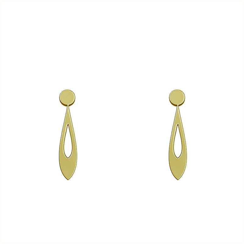 گوشواره طلا مدل اشک کد GA12559