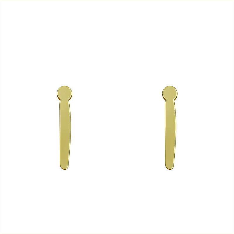 گوشواره طلا مدل خط کد GA12613