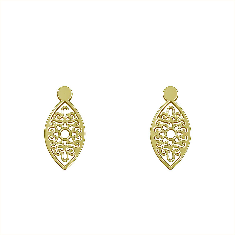 گوشواره طلا مدل اسلیمی کد GA12659