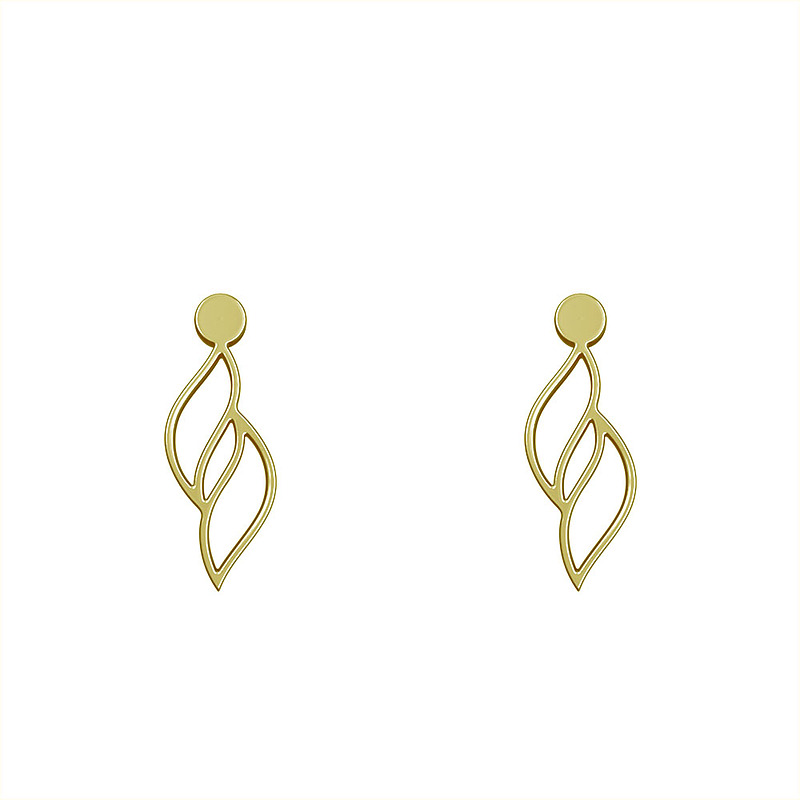 گوشواره طلا مدل هندسی کد GA12775