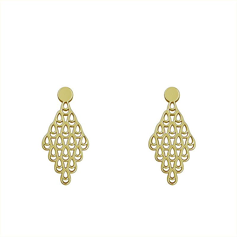 گوشواره طلا مدل هندسی کد GA12793