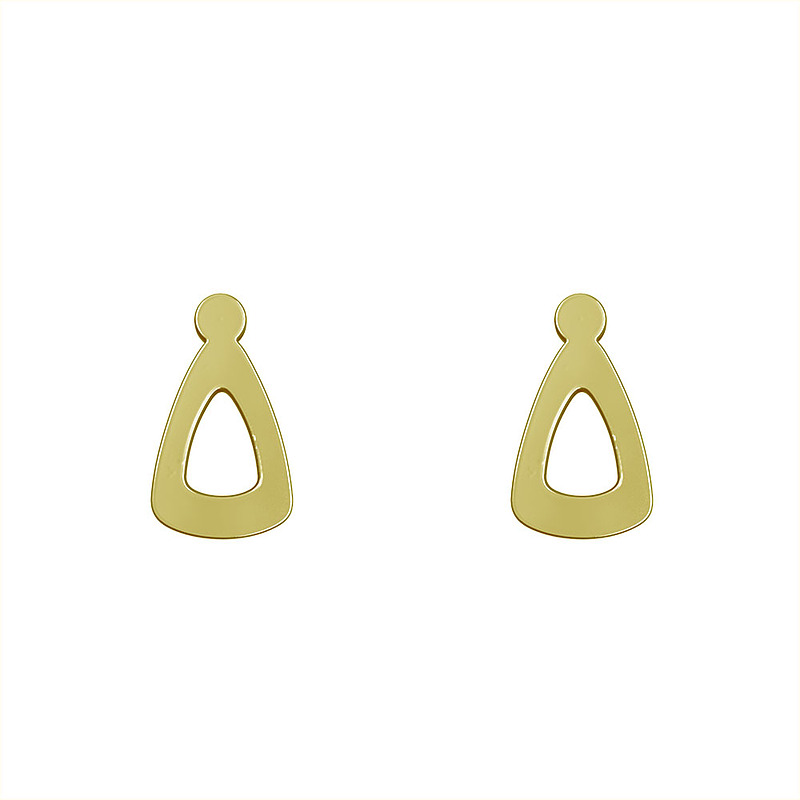 گوشواره طلا مدل مثلث کد GA12797