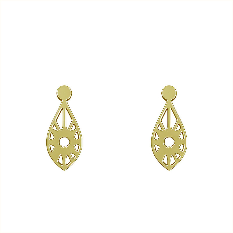 گوشواره طلا مدل هندسی کد GA12816