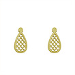 گوشواره طلا مدل اشک کد GA12856