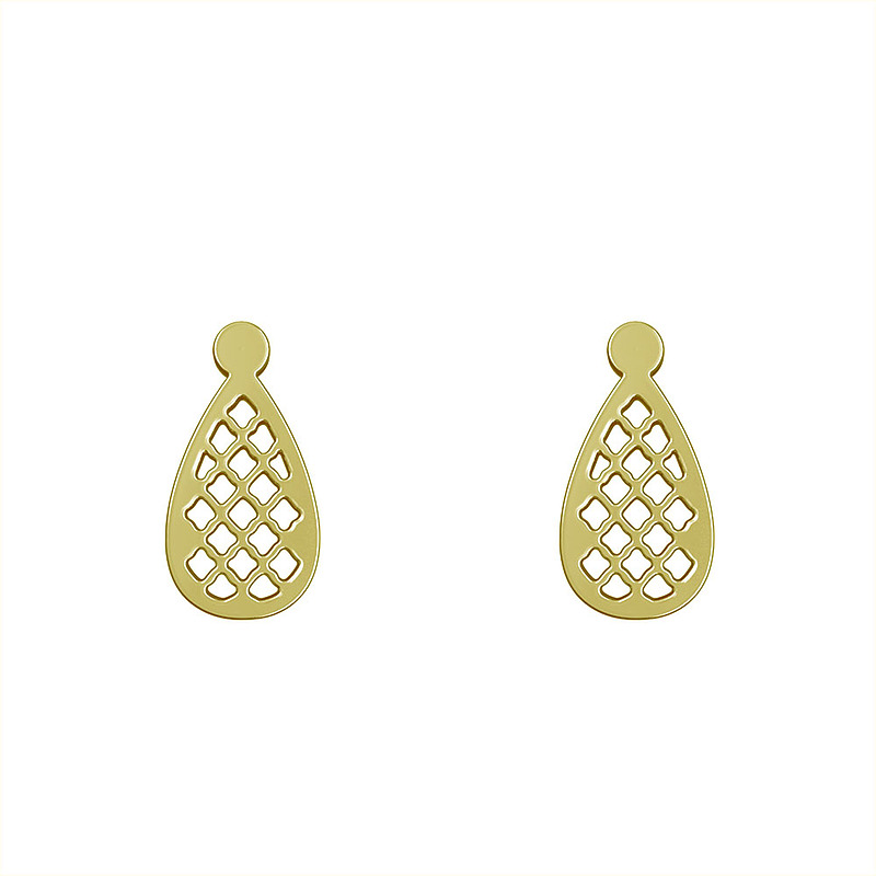 گوشواره طلا مدل اشک کد GA12856