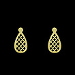 گوشواره طلا مدل اشک کد GA12856