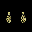 گوشواره طلا مدل اشک کد GA12858