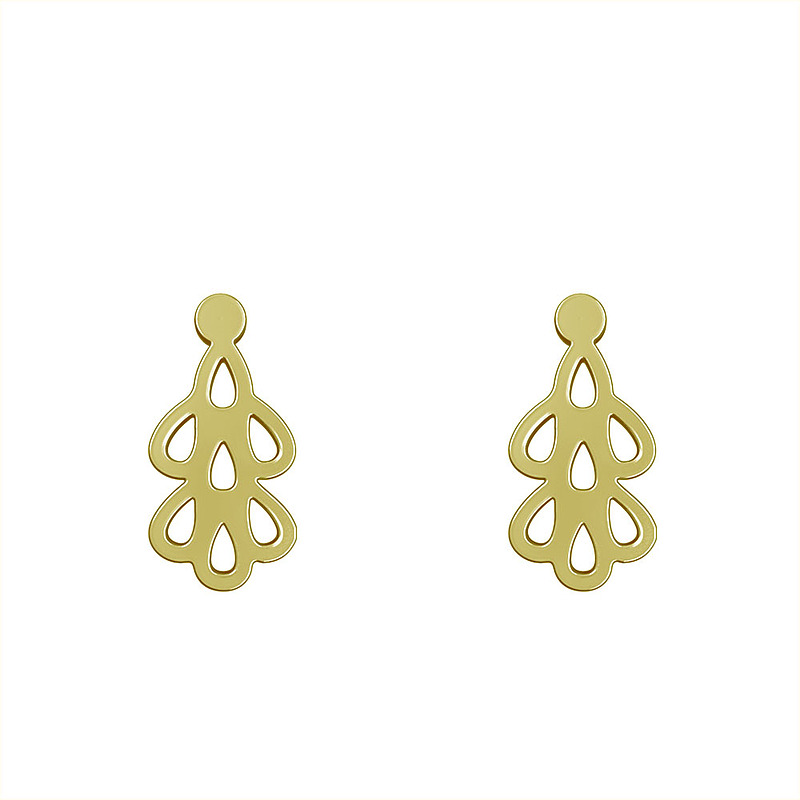 گوشواره طلا مدل هندسی کد GA12859