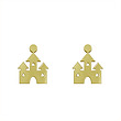 گوشواره طلا مدل خانه کد GA12903