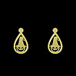 گوشواره طلا مدل هالووین کد GA13478