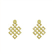 گوشواره طلا مدل هندسی کد GA13504