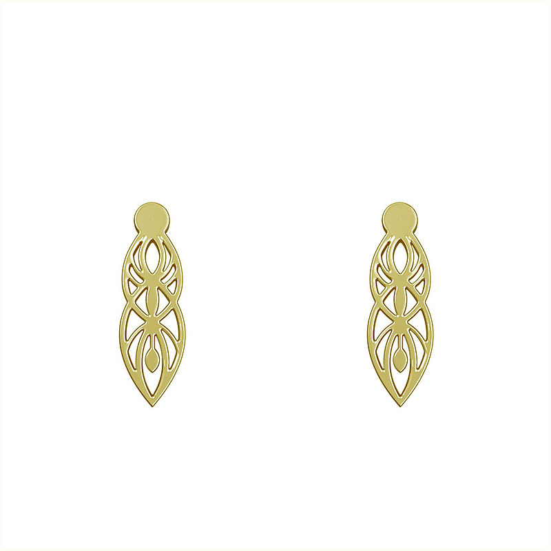 گوشواره طلا مدل هندسی کد GA13515