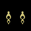 گوشواره طلا مدل هندسی کد GA13547