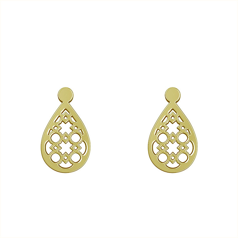 گوشواره طلا مدل هندسی کد GA13635