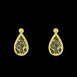 گوشواره طلا مدل هندسی کد GA14180