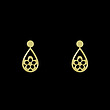 گوشواره طلا مدل هندسی کد GA14287