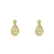 گوشواره طلا مدل هندسی کد GA14302