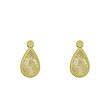 گوشواره طلا مدل هندسی کد GA14361
