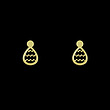 گوشواره طلا مدل هندسی کد GA14385