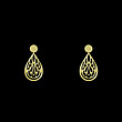 گوشواره طلا مدل هندسی کد GA14444