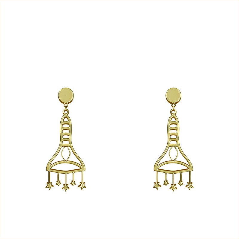 گوشواره طلا مدل هندسی کد GA14471