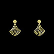 گوشواره طلا مدل هندسی کد GA14745