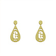 گوشواره طلا مدل G حرف کد GA14758