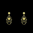 گوشواره طلا مدل هندسی کد GA14846