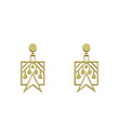 گوشواره طلا مدل هندسی کد GA14889