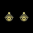 گوشواره طلا مدل چشم کد GA15010