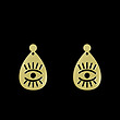 گوشواره طلا مدل چشم کد GA15016
