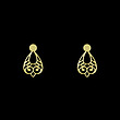 گوشواره طلا مدل هندسی کد GA15147