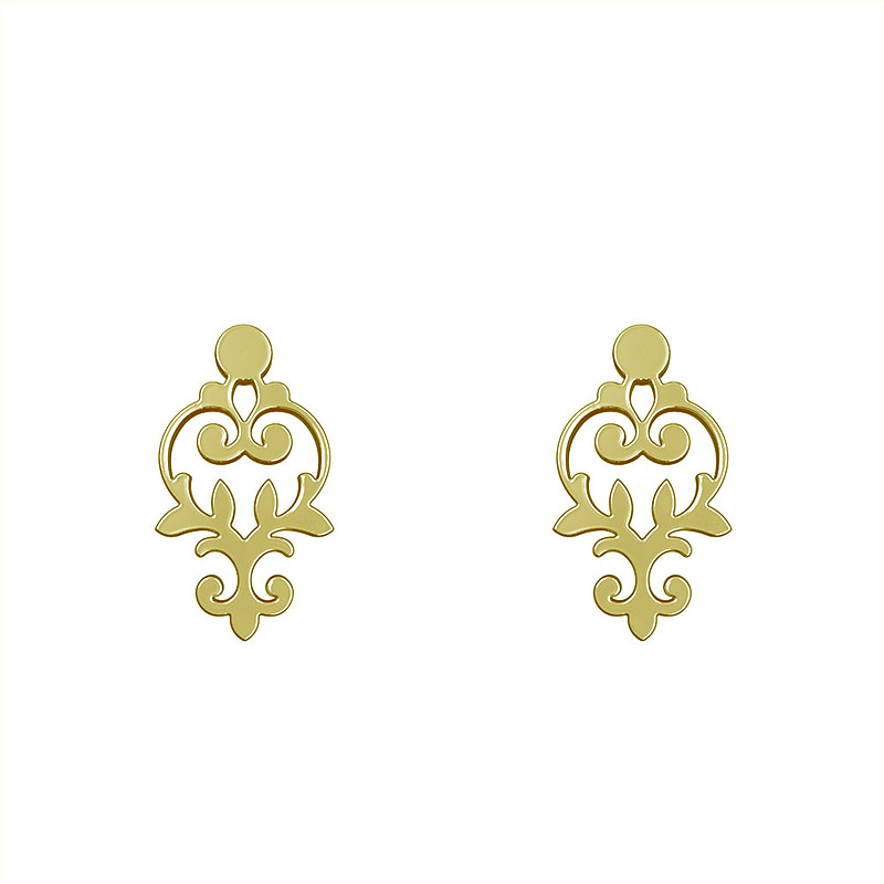 گوشواره طلا مدل هندسی کد GA15149