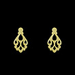 گوشواره طلا مدل اسلیمی کد GA15257