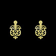 گوشواره طلا مدل اسلیمی کد GA15273