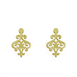 گوشواره طلا مدل اسلیمی کد GA15329