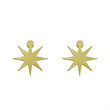 گوشواره طلا مدل ستاره کد GA15377